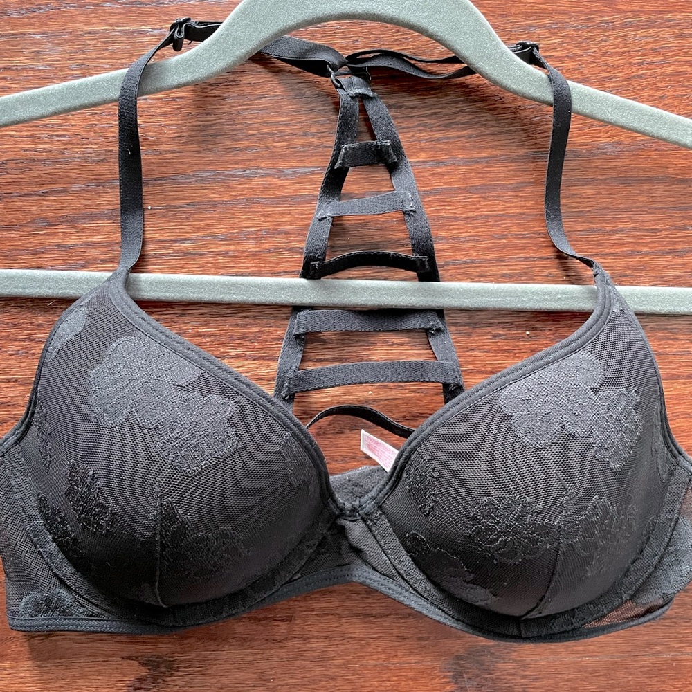 Lace black bra
